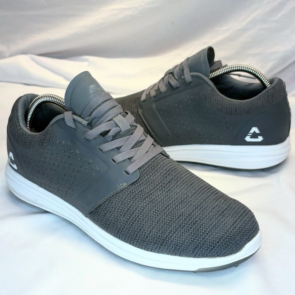 Cuater By Travis Mathew Men's The Daily Golf Shoes Size 9 Gray Lace Up Comfort
